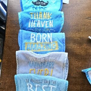 BIBS-SET OF 5 LIKE NEW CONDITION